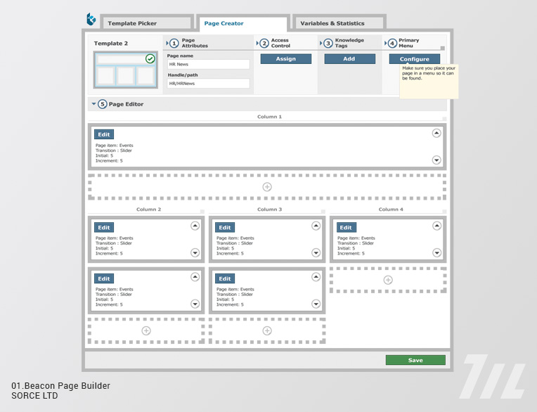 Page builder